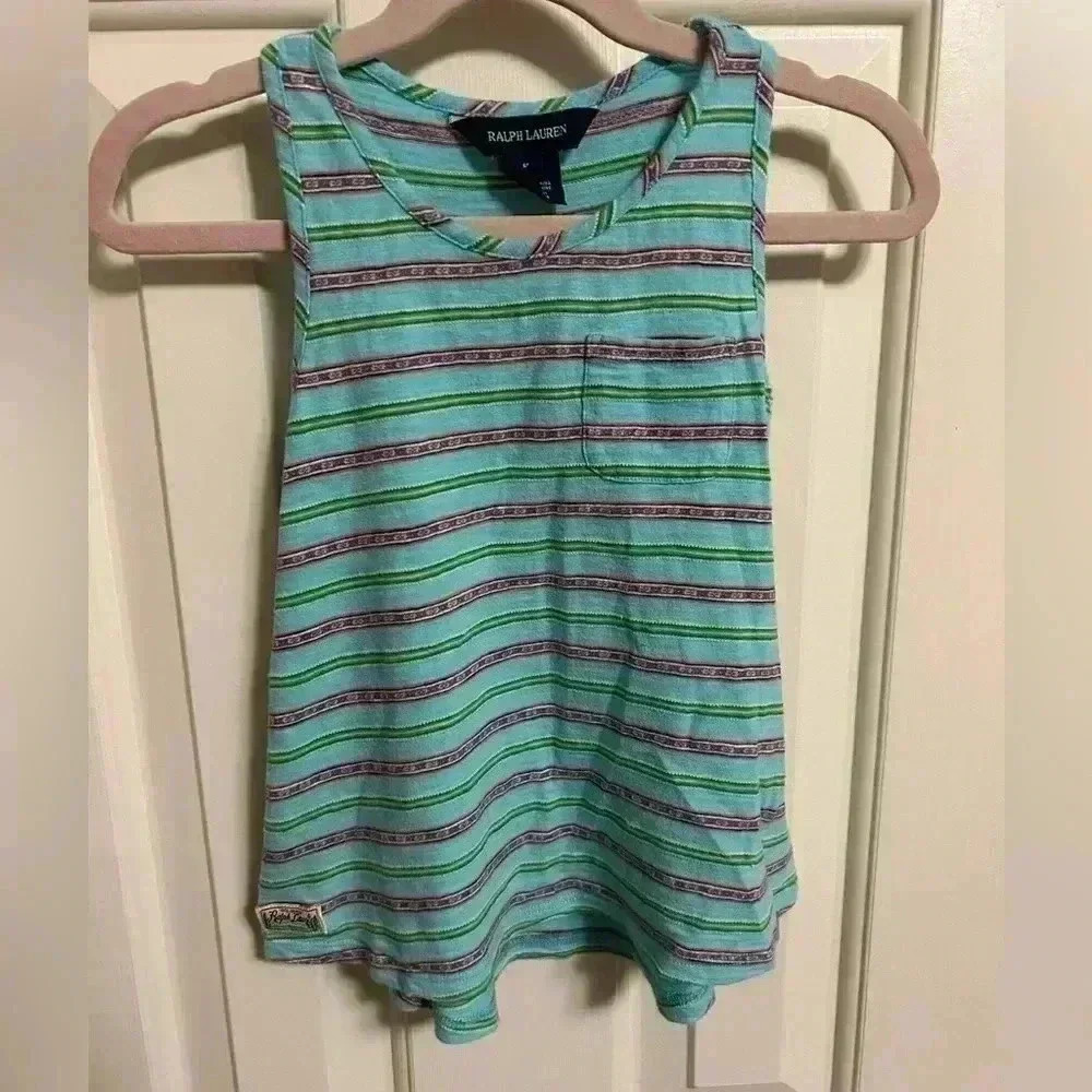 4/$25 Ralph‎ Lauren Adorable Girls Tank Top Size 5